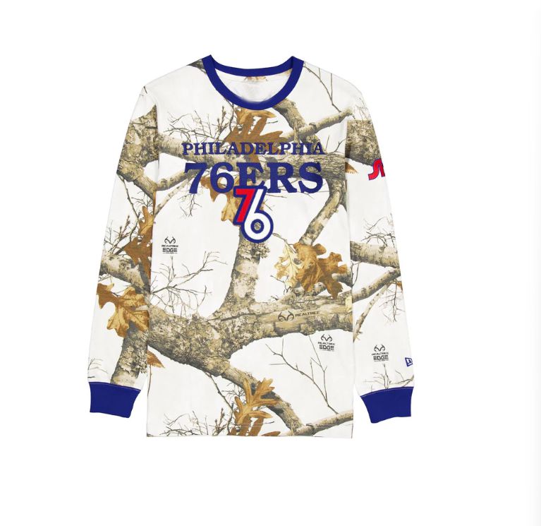 Men 2025 NBA Philadelphia 76ers long sleeve T shirts style 1